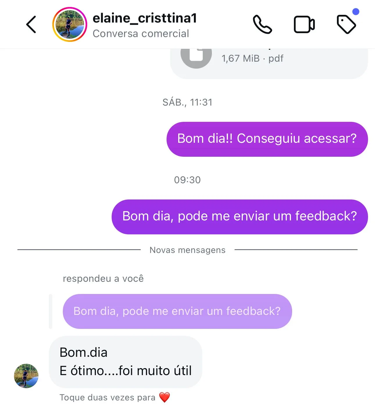 Conversa real WhatsApp - Lucas Soares
